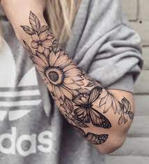 Check spelling or type a new query. Black And White Butterfly And Sunflower Tattoo Designs Novocom Top