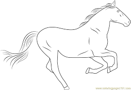 For boys and girls, kids and adults, teenagers … Silver Horse Coloring Page For Kids Free Horse Printable Coloring Pages Online For Kids Coloringpages101 Com Coloring Pages For Kids