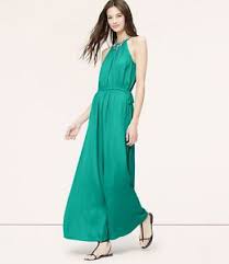 Ann Taylor Loft Tasseled Halter Maxi Dress Emerald Green Nwt 98 M Maxi Dress Green Maxi Dress Halter Maxi Dresses