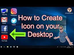 How To Create Facebook Insta Twitter Icon On Your Desktop Youtube Pc Instagram Facebook Icons Facebook Create