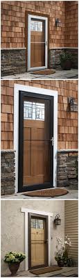Choose A Self Storing Storm Door For A Retractable Insect Screen That Hides Away When It S Not Needed Or A Glass Panel That Home House Exterior House Design