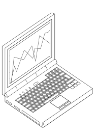 Laptop coloring page to color, print or download. Coloring Page Laptop Free Printable Coloring Pages Img 19123