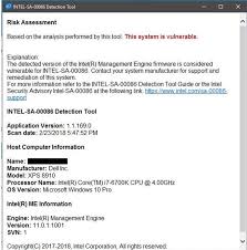 How to update engine firmware: Xps 8910 Problems With Intel Managment Engine Update Dell Community