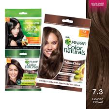 Garnier color naturals ultra color juga dilengkapi formula ultra boost yang membuat warna tetap menyala meski di rambut berwarna gelap tanpa bleaching. Garnier Color Naturals Ultra Color 7 3 Golden Brown 3 Coklat Kehitaman Pewarna Rambut Sachet Shopee Indonesia