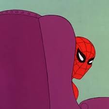 Suspicious Spiderman Caption Meme Generator