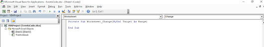 Excel Vba Events Automate Excel