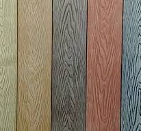 Waterproof wpc solid 3d embossing planks available