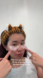 Should I Use Face Mask Before or After Eye Mask