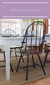 Farmhouse Table Black Chairs Chip And Joanna Gaines 34 Ideas Farmhouse Black Farmhouse Table Center Idees De Meubles Mobilier De Salon Cuisine Salle A Manger