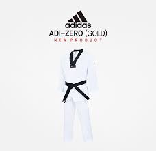 Taekwondo wellness students interested in competing in official world taekwondo/usa taekwondo tournaments will be required to purchase an additional competition uniform (and other official equipment for sparring) that meets world taekwondo sparring or world taekwondo poomsae uniform specifications. Adidas Adi Zero Gold Taekwondo Uniform