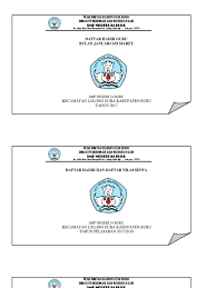 Maybe you would like to learn more about one of these? Cover Daftar Hadir Siswa Masnurul