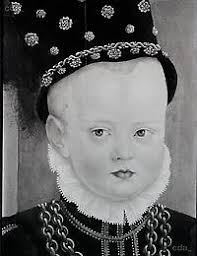 cda :: Paintings :: Portrait of Prince Christian I, son of Elector August,  as a child at the age of 4