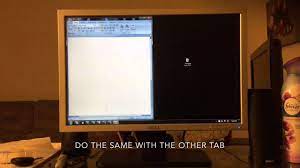 Two windows can be displayed split screen, or four can be displayed in a quadrant set up. How To Split Screen Your Computer Youtube