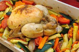 L Idee De La Semaine Poulet Roti Aux Legumes Cuisine A L Ouest