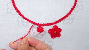Front neck design of suits. Hand Embroidery Beautiful Neck Line Design Simple Neck Design Youtube