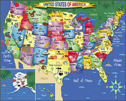 Extending clear across the continent of north america, from the atlantic ocean to the pacific ocean, the united states is the 3rd largest country in the world. White Mountain Puzzles 1021 Usa Map 300 Piece Puzzle For Sale Online Ebay