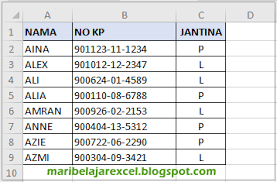 Berbeza dengan dokumen lain, tugas dokumen pengenalan ini adalah cuma untuk menyatakan identiti pembawanya. Mari Belajar Excel Bagaimana Menentukan Jantina Dari No Kad Pengenalan Dalam Excel
