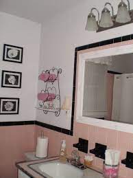 Check spelling or type a new query. More Pink Bathrooms With Black Accents Shabby Chic Bathroom Pink Bathroom Decor Pink Bathroom