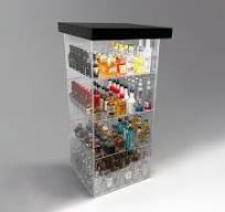 StoreBright: LED Enhanced Commercial Mini Liquor Bottle Display Case 12W