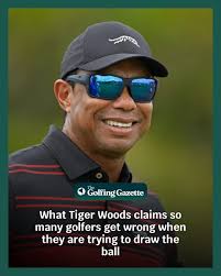 Woods has a simple way to hit draws... 👌