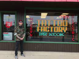 It's actually not finished but very close (sky needs to be blended, water. Tattoo Factory Celebrates Anniversary With New Look On Window Crawford County Now