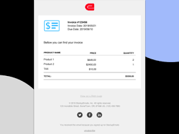 Html Invoice Designs Themes Templates And Downloadable Graphic Elements On Dribbble