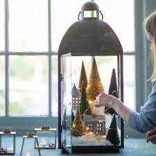 Simply Inspired Holidays Winter Village The Inspired Room Diy Christmas Village Christmas Lanterns Lantern Ideas