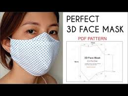 Printable pattern for face mask free! 10 Free Face Mask Sewing Patterns And Tutorials I Can Sew This