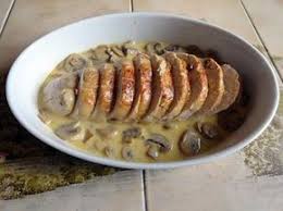 Roti De Dinde Sauce Creme Calvados Cidre Champignons Recette Recettes De Cuisine Roti De Dinde Recette
