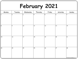 This printable calendar features a 2021 12 months at a look. 30 Free February 2021 Calendars For Home Or Office Onedesblog