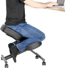 Honestly, it's been fantastic, and my back feels great sitting in it for extended periods of time. Amazon Com Dragonn By Vivo Ergonomic Kneeling Chair Adjustable Stool For Home And Office Improve Your Posture With An Angled Seat Thick Comfortable Cushions Black Dn Ch K01b Kitchen Dining
