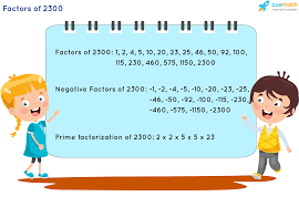 Factors of 2300 - Find Prime FactorizationFactors of 2300