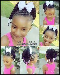Braided Up With Mambo Havana Crochet Ponytails Baby Hairstyles Baby Girl Hairstyles Kids Hairstyles