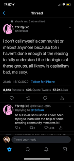 The right to have a roof over one's head, clothes to wear, employment, and social services. The Funny Thing Is This Is What 90 Of The Communists On Twitter Are Actually Like Absolutely No Knowledge Of The Ideology They Love So Much Smh Enoughcommiespam