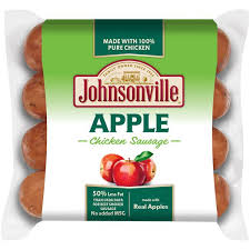 The sausage tasted fine and the cabbage cooked in apple juice was different. Johnsonville Apple Chicken Sausage Hy Vee Aisles Online Grocery Shopping