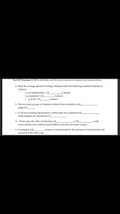 Fill in the blank with correct answer. Answered Part Iii Direction A Fill In The Bartleby