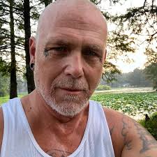 HALO the service dog getting counter service at Planet Fitness.