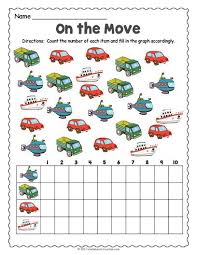 Print, count, & graph with this transportation worksheet for preschoolers! Free Printable Transportation Count And Graph Worksheet Preschool Activities Math Transportation Math Worksheets For Preschoolers Worksheet Addition And Subtraction Worksheets To 20 Multiplication Questions For Grade 5 Adding Integers Meaning Addition And