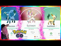 It has a gorgeous design and an even more gorgeous shiny (take that, togekiss!). How To Get Sylveon Leafeon Glaceon In Pokemon Go Youtube