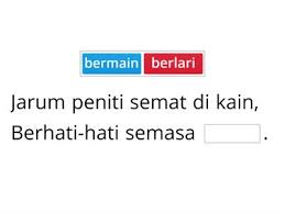 We did not find results for: Pantun Dua Kerat Sumber Pengajaran