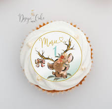 Tortenaufleger Geburtstag Madchen Susse Reh Personalisiert Etsy In 2020 Tortenaufleger Dekorpapier Fototorte
