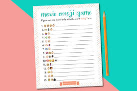 Here are fun, free, printable baby shower games from the classic to the unique. Printable Baby Shower Emoji Game With A Twist The Postpartum Party