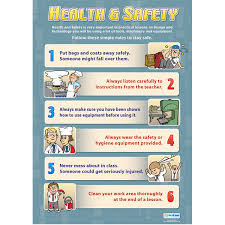 health and safety wall chart poster