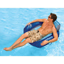 Kelsyus Floating Chair Cupholder And Can Tether To Boat Overton S Inflatable Pool Chair Floating Chair Pool Lounger