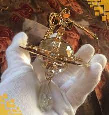 Ebay Sponsored Vivienne Westwood Giant Crystal Orb Pendant Chain Necklace Unisex Rare M03a Giant Crystal Crystal Orb Beaded Pendant Necklace