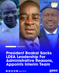 President Boakai Nominates Director General for the Liberia Drug  Enforcement Agency(LDEA) Friday, November 1, 2024 Executive Mansion,  Monrovia