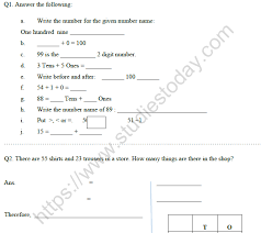 Vashisth coaching centre on telegram our channel:vashisth coaching centre is an educational channel on youtube, where we prepare for all the teaching exams. Class 2 Maths Tens And Ones Worksheet Preschool Worksheet Gallery