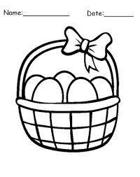 These are great for schools and the work place when adding a little festive decoration to your surrounding environment. Easter Eggs Basket Printable Coloring Pages