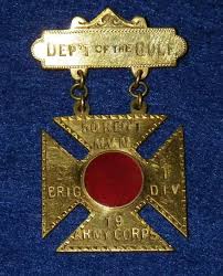 An Original Nineteenth Army Corps First Division Veterans Badge Badge Maker Historical Items Badge