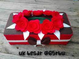 Kotak Tisu Flanel Kain Flanel Kerajinan Kain Flanel Kotak